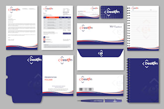 create business card, letterhead, and stationery design