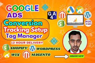 google analytics 4 setup, conversion tracking, shopify ga4 server side tracking