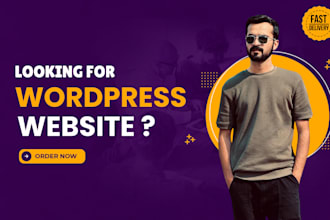 do website design, redesign, build wordpress website, store, or blog