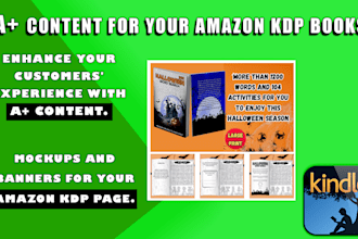create a plus content for amazon KDP