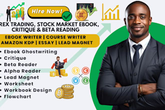 write forex trading, estate, tella course, stock market ebook beta read critique