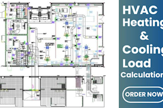 do hvac heating and cooling load calculation, hvac design