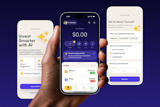 develop crypto wallet app, erc20,bep20,sol token wallet app, and crypto exchange