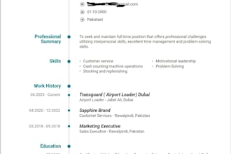 write a professional CV and resume that gets you hired