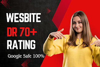 increase domain rating aherf 70 moz da do follow seo backlinks