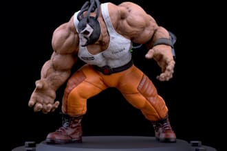 sculpt 3d character for 3d print, action figure, movie icon figure, fab, anime