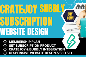design cratejoy subbly subscription boxes membership plan shopify store website
