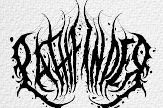 do exclusive tattoo arts or metal band logo