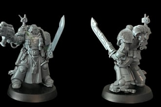 sculpt 3d miniature for dnd 3d printing warhammer figurine
