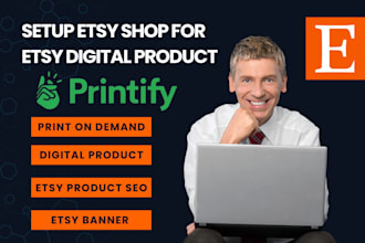 setup etsy shop for etsy digital product, etsy seo, etsy digital product