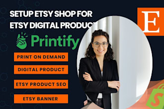 setup etsy shop for etsy digital product, etsy seo, etsy digital product