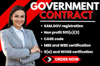 do samgov registration mbe certification 8a wosb wbe mbe cage code 501c3