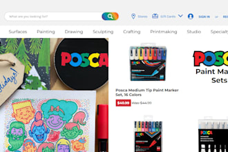 design kids art supplies shopify store art kits store canvas store paint website
