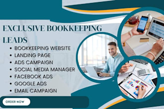 generate highly exclusive bookkeeping leads accounting bookkeeping via facebook