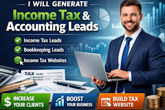 generate income tax leads bookkeeping accounting leads income tax website