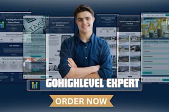 build clickfunnels, kajabi, kartra landing page