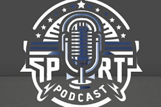 creative podcast logo for your company
