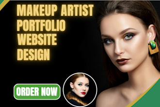 design bridal event wedding glam beauty and makeup artist portfolio website