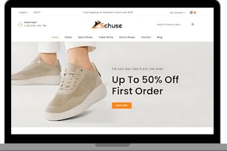 design footwear shopify store shoe website sneakers website ecommerce store