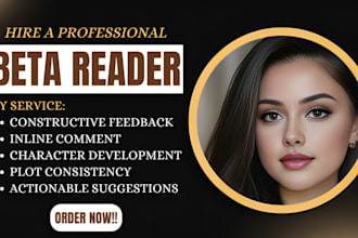 beta read fantasy or sci fiction, thriller, horror cozy mystery, psychology book
