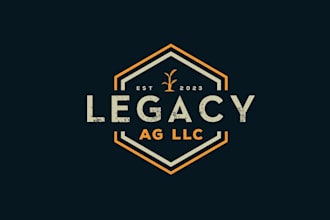 design looking splash agriculture industry logo