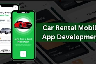 develop custom car rental website, taxi booking app, fleet management app
