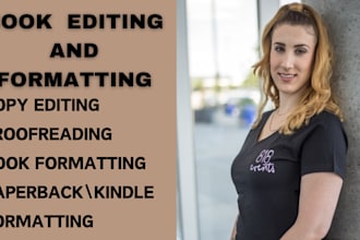 do developmental editing, format fiction novel, children book, non fiction book