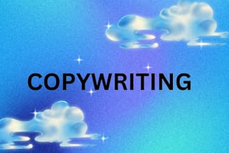 be your content writer and website copywriter