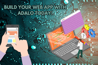 make a fully functional mobile application in adalo