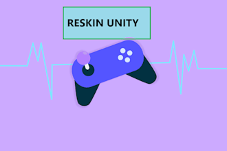 reskin unity game 3d or 2d