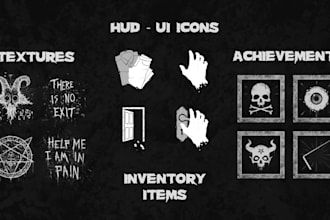 draw 2d items, UI icons, achievement and objects for your game