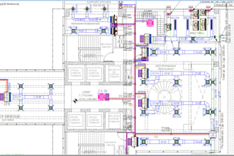do hvac design and any autocad 2d drafting