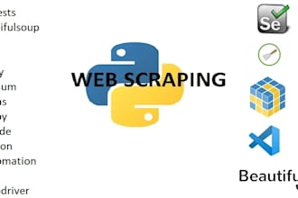 create web scraping with scrapy and selenium