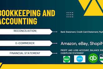 do reconciliation, bookkeeping and debtors in quickbooks