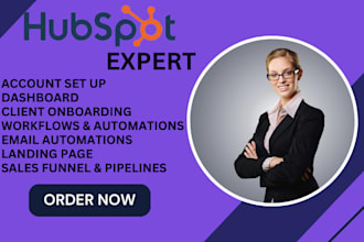 set up hubspot automation hubspot CRM expert hubspot specialist hubspot expert