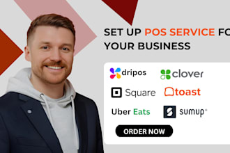 do toast clover pos integration, sum up lightspeed, square pos, uber eat, dripos