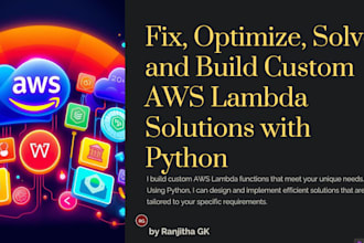 help design, fix lambda issues, and provide python deployment solution design