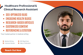 be your professional SEO medical blog writer