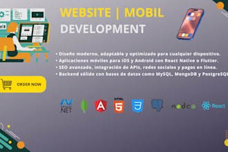 develop custom web, ios ,android and desktop apps with high quality