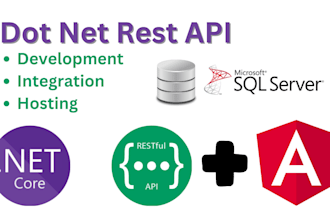 develop and integrate dot net core web API with angular application