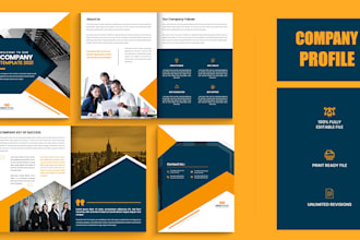 design professional brochure, company profile and   business proposal