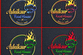 design a cafe, bakery, restaurant or any food logo design