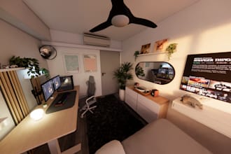 produce free 3 x 3d interior design renderings and furniture layout