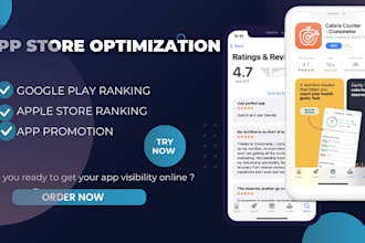 write and do app and game description, aso optimization and keyword research