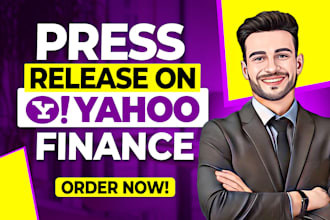 publish or distribute your press release on yahoo finance