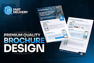 design professional brochure, product catalog, and company booklet