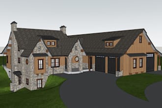 3d modeling architecture with sketchup, archicad