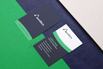 do professional modern minimalist luxury business card design with qr code