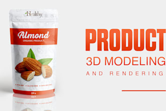 do photorealistic 3d design, rendering and animation for your product
