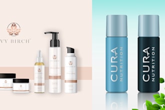 do spa beauty yoga natural health wellness cosmetic logo